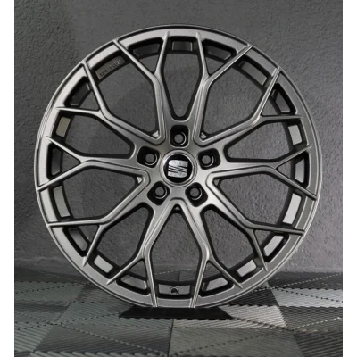 19-inch 4 rims FF01 grey for Seat Leon 1P 5F KL Cupra Ateca 5x112 hybrid
