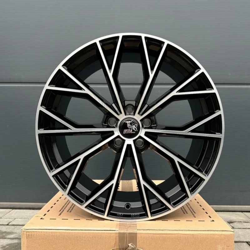 19 Zoll Felgen UA23 schwarz poliert Mercedes E GLC S Klasse W211 W213 W221 W222