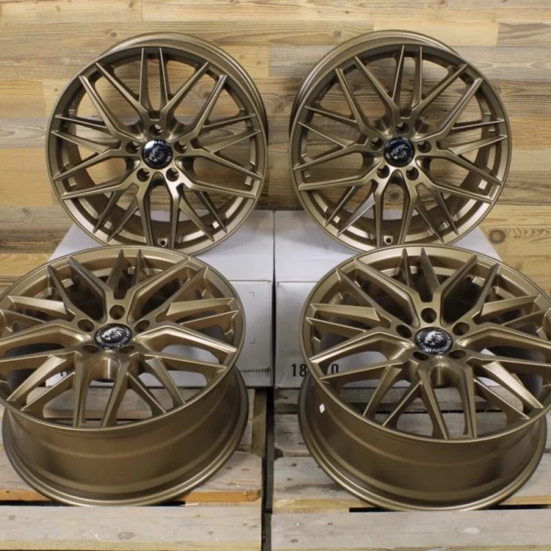 20 Zoll Felgen Damina DM08 Bronze für VW Tiguan 5N T-ROC T ROC A1 Jetta ID3 ID4