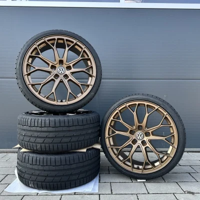 FF01 19 inch 4 summer wheels HANKOOK 225/40 R19 complete wheels VW Passat B8 R Line