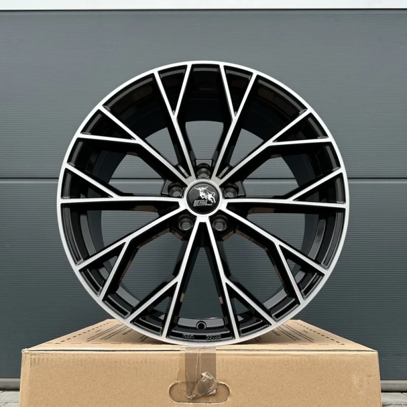 19 Zoll Felgen UA23 schwarz poliert für Seat Leon 1P 5F KL Cupra Ateca Yeti