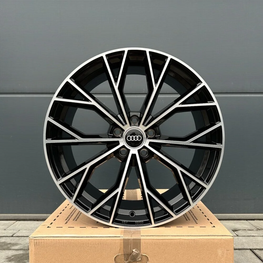 19 inch rims UA23 black polished Audi Q3 Q5 8U 8R FY A7 4G A8 4H A4 B6 B7 8E