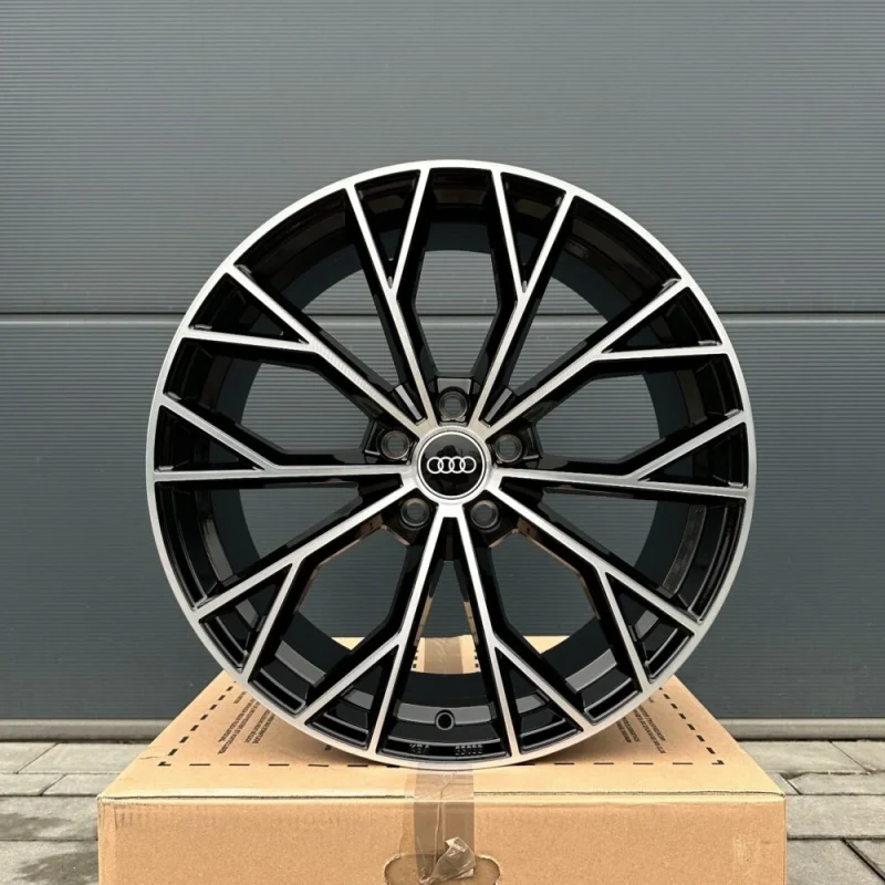 19 Zoll Felgen UA23 schwarz poliert Audi Q3 Q5 8U 8R FY A7 4G A8 4H A4 B6 B7 8E