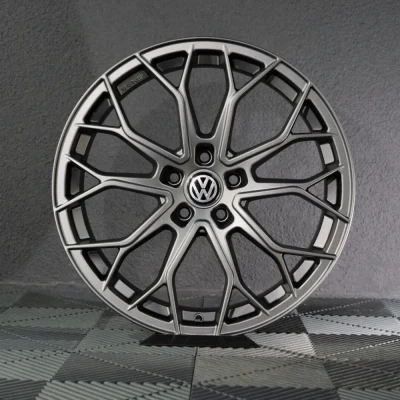 19-inch FF01 matte grey alloy wheels for VW Tiguan 5N 5N1 Arteon 3H Phaeton 3d Scirocco