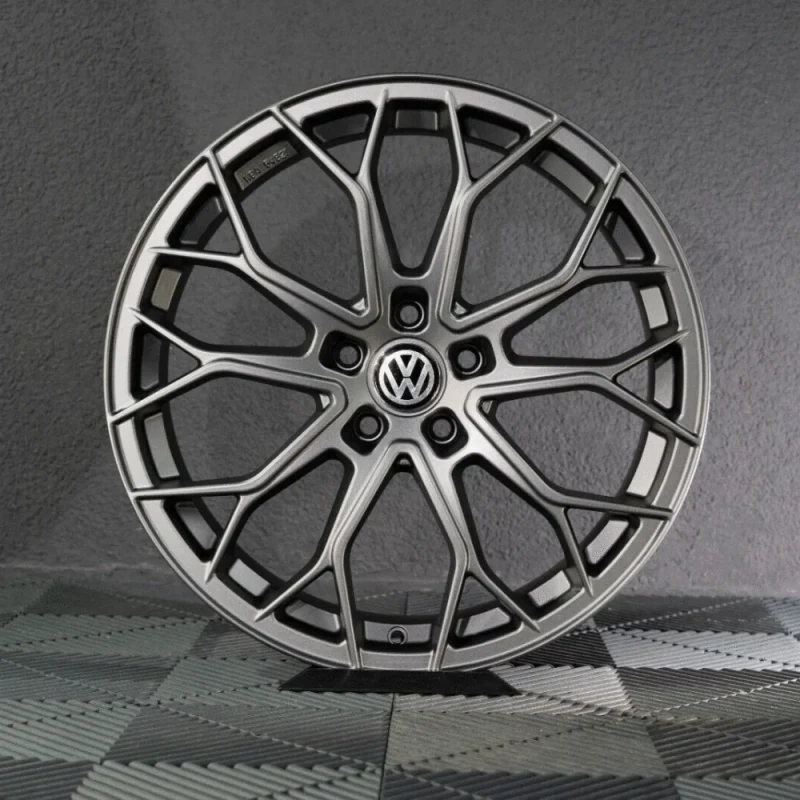 19 Zoll Felgen FF01 grau matt für VW Tiguan 5N 5N1 Arteon 3H Phaeton 3d Scirocco