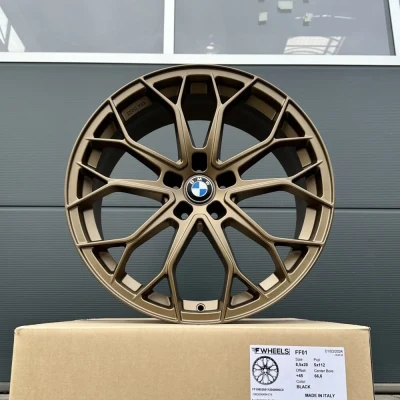 20 Zoll Felgen FF Wheels FF01 bronze für BMW 4er G26 X3 X4 G01 G02 M Performance