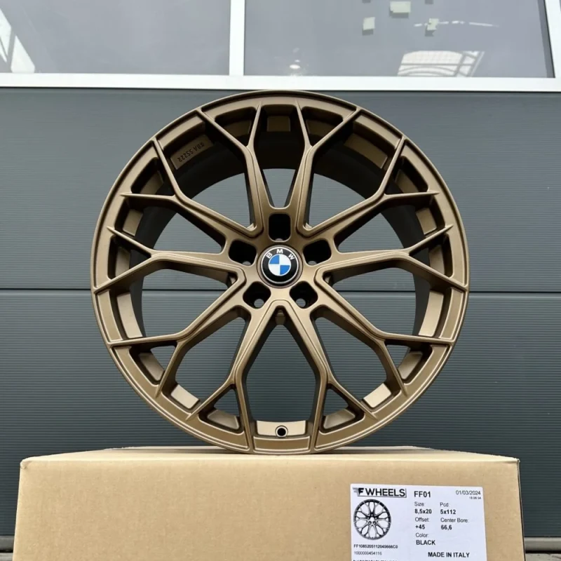 20 Zoll Felgen FF Wheels FF01 bronze für BMW 4er G26 X3 X4 G01 G02 M Performance