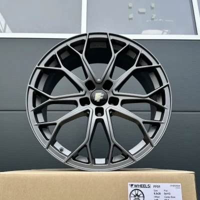 19-inch 4 rims FF01 grey for Skoda Octavia 1Z 5E NX RS Superb 3T Karoq NU
