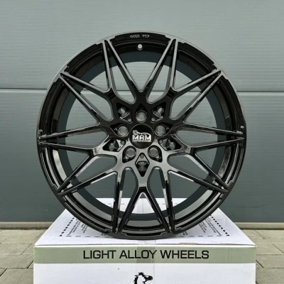 19-inch MAM B2 black rims for Seat Leon 1P 5F KL Cupra Ateca Yeti 5x112