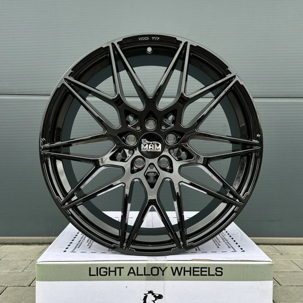 19 Zoll Felgen MAM B2 schwarz für Seat Leon 1P 5F KL Cupra Ateca Yeti 5x112