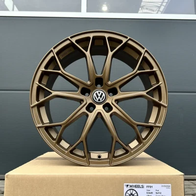 19 Zoll Felgen FF Wheels FF01 Bronze für VW Beetle EOS 1F Jetta 1KM Touran 1T