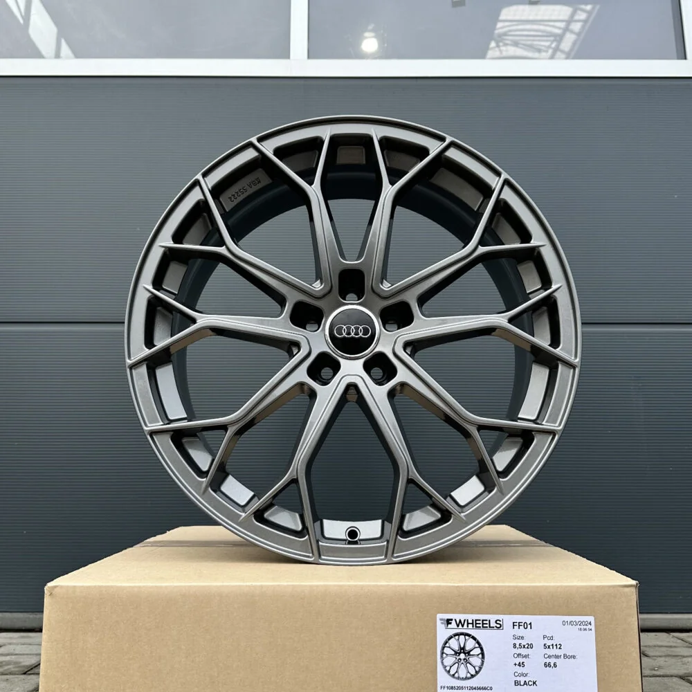 19 Zoll 4 Felgen FF01 Anthrazit glan Audi A4 S4 A5 S5 B8 B9 A6 4F 4G F2 C6 C7 C8
