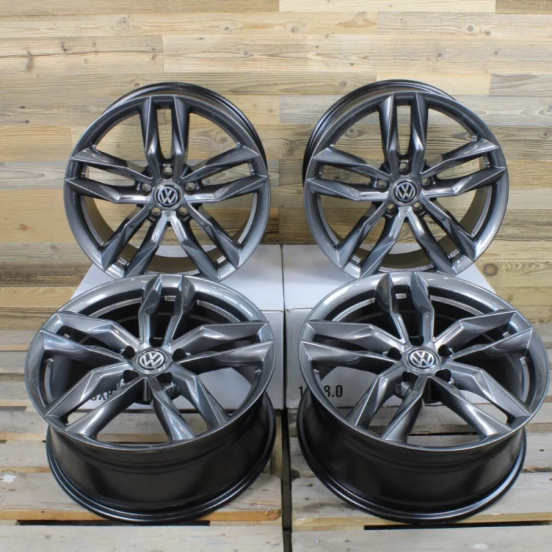4x 19 Zoll Felgen Damina DM05 anthrazit für VW Passat B6 B7 B8 B9 3C GTE R-Line