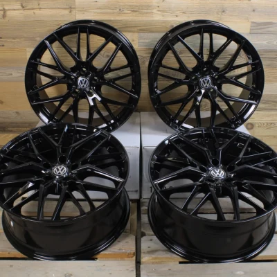 19 Zoll Felgen NEU Damina DM08 schwarz für VW Arteon 3H R Tiguan 5N CT R-Line