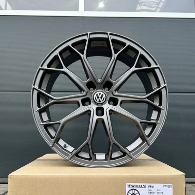 20 Zoll Felgen FF01 Wheels grau matt für VW Passat B6 B7 B8 B9 3C GTE Pheaton 3D