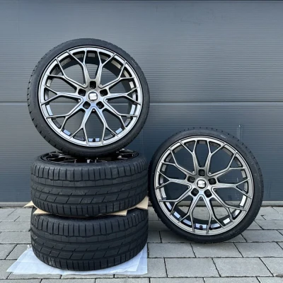 FF01 19-inch summer wheels, summer tires, complete summer wheel sets for Cupra Seat Leon 5F KL