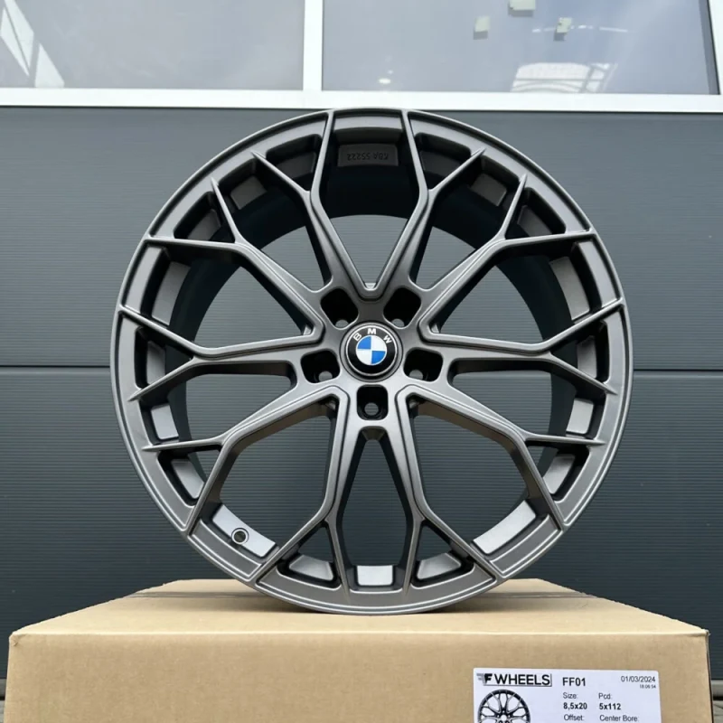 20 Zoll Felgen FF01 grau matt für BMW 3er F30 F31 GT F34 5er F10 X1 e84 M