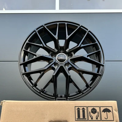 4x 19 inch Damina DM20 black rims for Audi TT TTS 8J A8 4E Q4 FZ S-Line