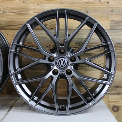 4x 18 Zoll Felgen Damina DM08 anthrazit für VW EOS 1F Beetle 16 Jetta Touran 1T