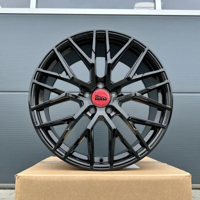 4x 18 inch NEW MAM RS4 black rims for Mercedes C CLC Class W203 S203 AMG