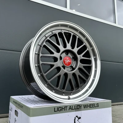 4x19 inch Keskin KT22 titanium polished rims for Audi A8 S8 4H F8 D4 D5 RSQ3 8U F3