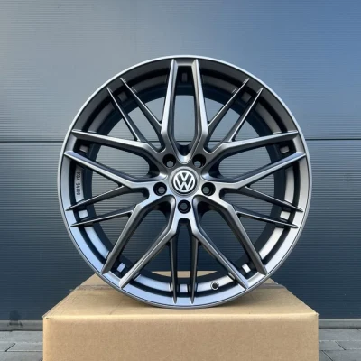 19 Zoll Felgen Damina DM08 grau matt für VW Arteon 3H R Scirocco 13 Phaeton 3D