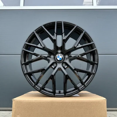 4x 19 inch MAM RS4 black rims for BMW 5 Series G30 G31 G60 G61 M Performance