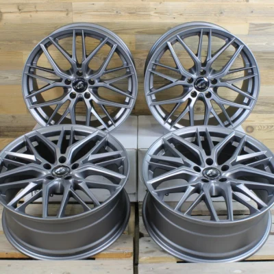 20-inch Damina DM08 matte grey alloy wheels for Skoda Enyaq 50 60 80 85 RS 80X 85X NY