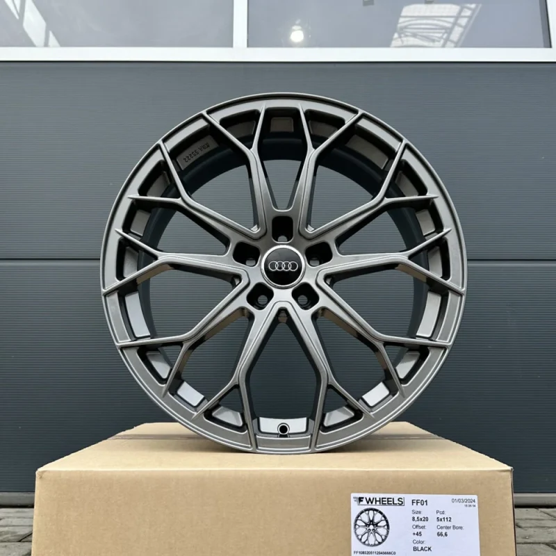 20 inch rims FF Wheels FF01 anthracite Audi A4 S4 B8 B81 A6 4G F2 C7 C8 sline