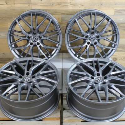 20 Zoll Felgen Damina DM08 grau matt für VW Golf 7 8 GTI GTD GTE 7R 8R TCR CS R
