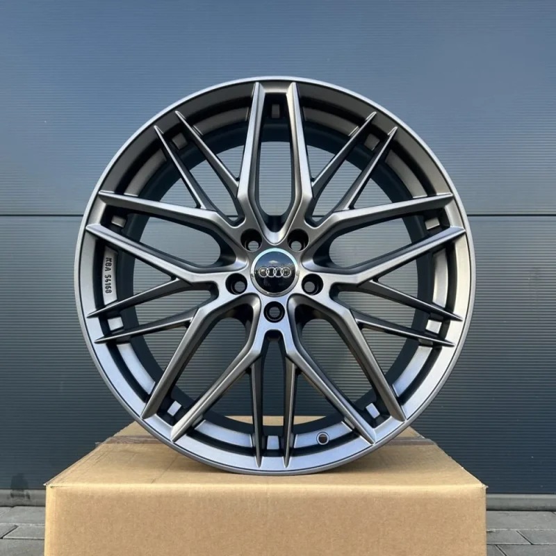 4x 19 Zoll Felgen Damina DM08 grau matt für Audi A4 S4 B8 B81 B9 S-Line Avant