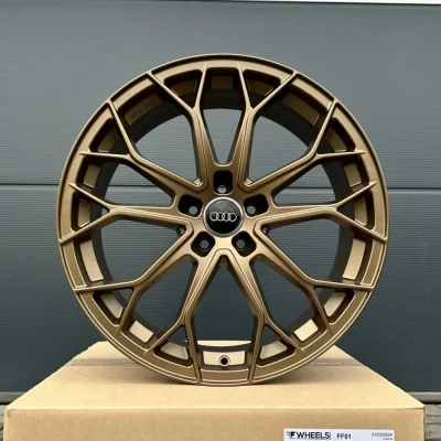 4x 18 Zoll Felgen FF01 bronze für Audi A7 4G 4G1 F2 A8 4H F8 S8 Q5 8R FY SLine