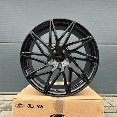 19-inch Keskin KT20 black rims for Skoda Octavia 1Z 5E NX RS Superb 3T Karoq