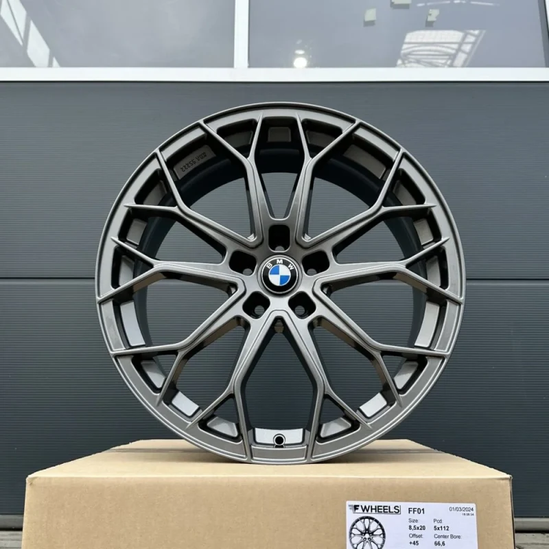 20 Zoll Felgen FF01 Grau Matt für BMW 8er G8C Z4 G4Z X3 G01 X4 G02