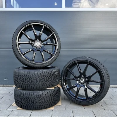 V1 18 inch winter wheels, winter tires, complete wheels for VW Golf 5 6 7 8 GTI GTD GTE