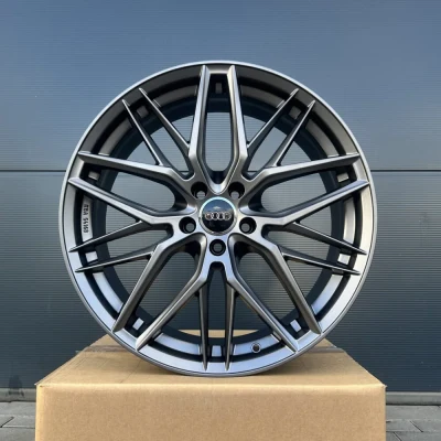 18 Zoll Felgen Damina DM08 grau für Audi A3 S3 8P 8V GY 8Y A4 B5 B6 B7 B8 8E