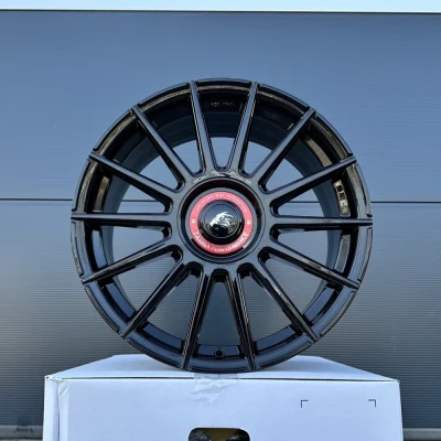 4x 19 Zoll Felgen Damina DM09 schwarz für VW Passat B6 B7 B8 B9 3C GTE R-Line