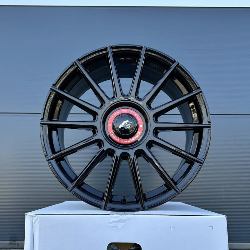 4x 19 inch Damina DM09 black rims for VW Passat B6 B7 B8 B9 3C GTE R-Line