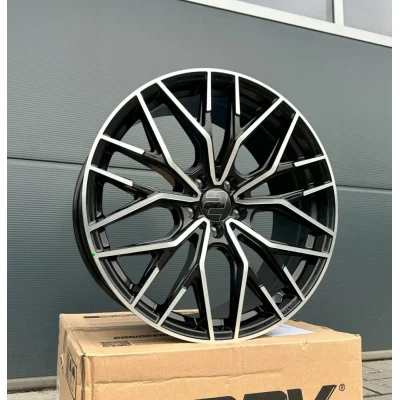 4x 19 Zoll Felgen WH37 schwarz poliert für Seat Cupra Leon 5F KL 280 290 300