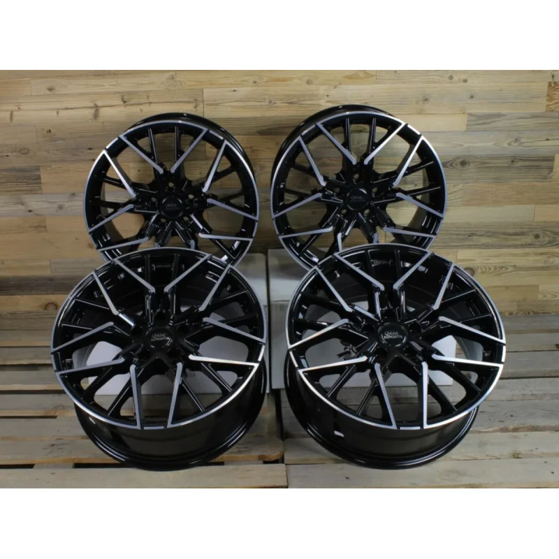 19-inch MM06 black polished rims for Mercedes CE Class W204 W205 W212 W213