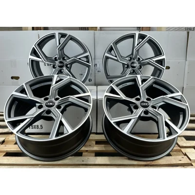 18 inch rims Avus AF20 gray matt for Audi A4 S4 B6 B7 B8 B9 A5 B8 A8 4H A7 4G