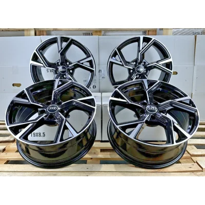18-inch Avus AF20 black rims for Audi A4 S4 B6 B7 B8 B9 A5 B8 A8 4H A7 4G