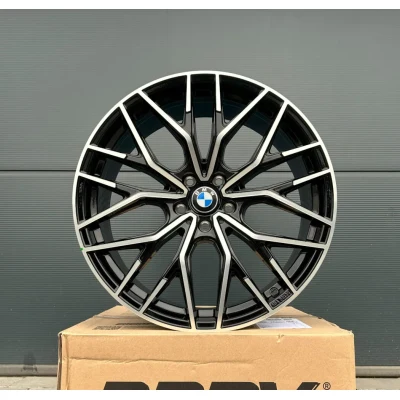 4x 19 Zoll Felgen WH37 schwarz poliert für BMW X1 E84 X3 X4 E83 F25 F26 Z4 E85