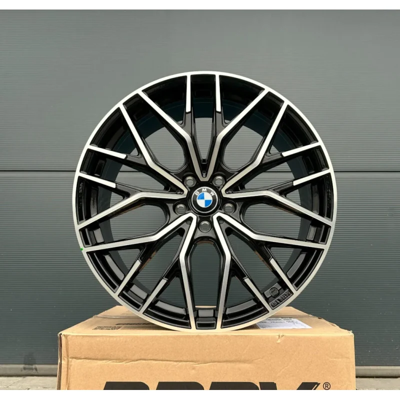 4x 19 Zoll Felgen WH37 schwarz poliert für BMW X1 E84 X3 X4 E83 F25 F26 Z4 E85