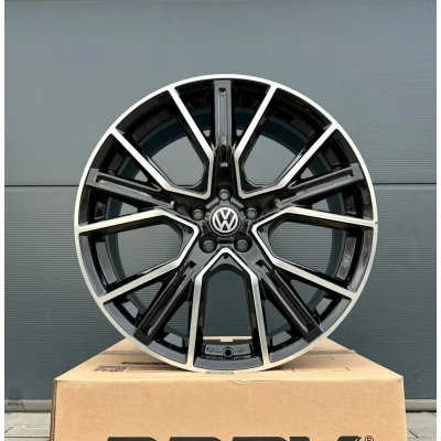4x 18 Zoll Felgen WH34 schwarz poliert für VW Arteon 3H R Beetle Scirocco 16