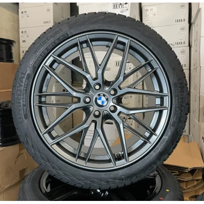 19-inch winter wheels, complete wheels DM08 grey for BMW 5 Series G30 G31 G5L G5K