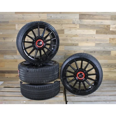 4x 19 Zoll Allwetter Räder DM09 schwarz für Skoda Octavia NS RS VRS Superb 3 4
