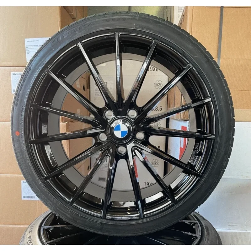 19-inch winter wheels, Hankook winter tires, for BMW 3 Series and 4 Series F30, F31, F32, and F36