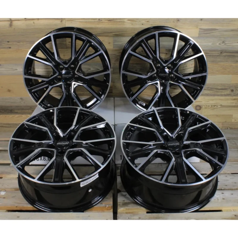 19 Zoll Felgen WH34  Poliert für Skoda Octavia 1Z 5E NX RS Superb 3T Karoq