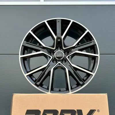 4x 18 inch WH34 black polished rims for Audi A4 S4 B6 B7 B8 B81 B9 8E 8H S